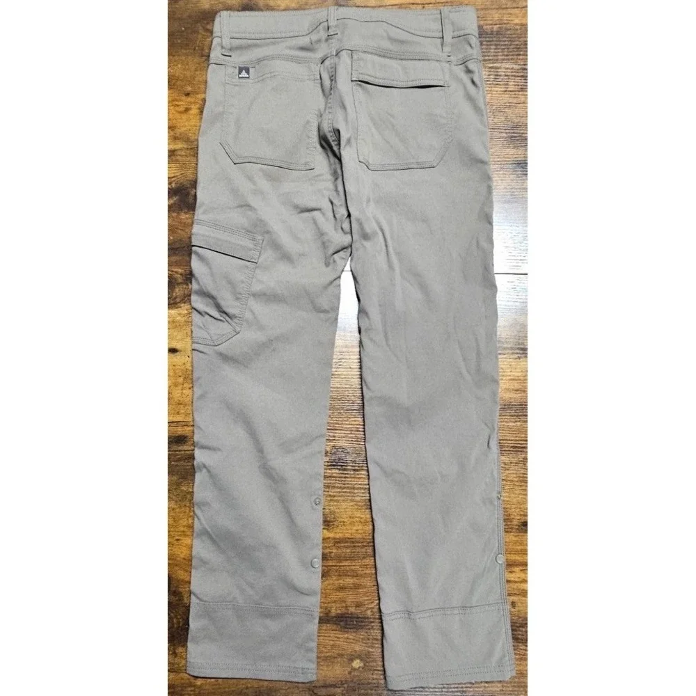 Prana Zion Straight Fit Cargo Pants Adult Size 30x29 Nylon Stretch Tan‎ Pocket